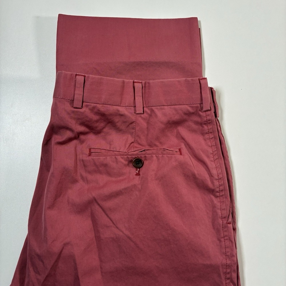 Brooks‎ Brothers Chino Pants 36x29 Salmon Red Relaxed 90s Fitzgerald (Tag 38x30)